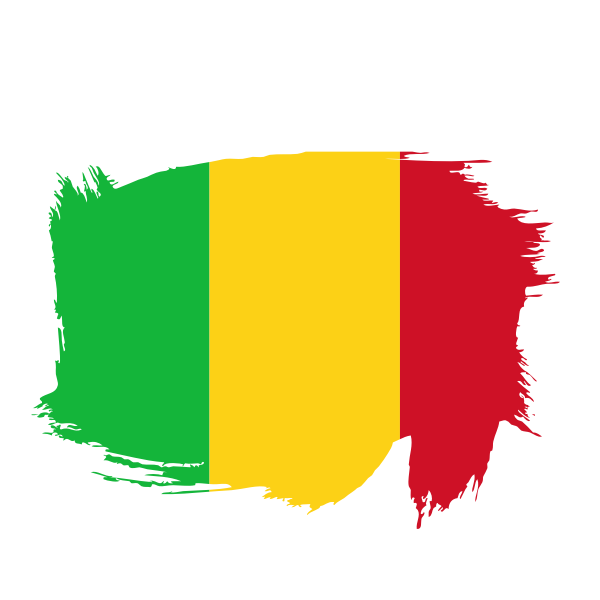 Mali Flag PNG Clipart Background