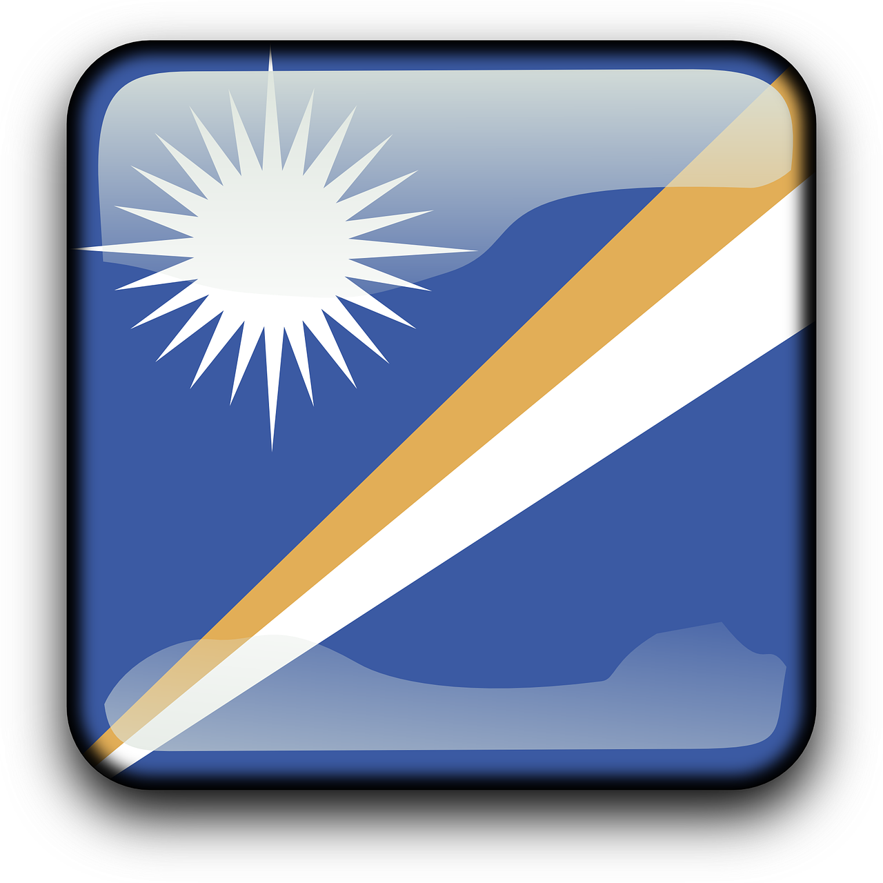 Marshall Islands Flag Free PNG