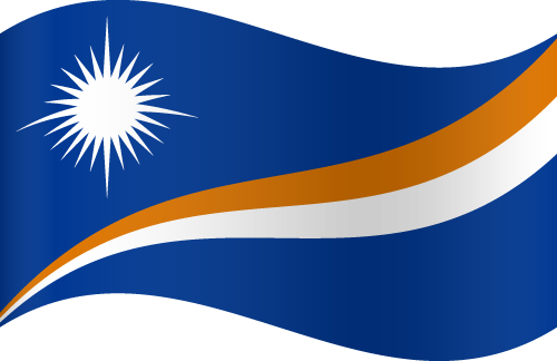 Marshall Islands Flag PNG Photo Image
