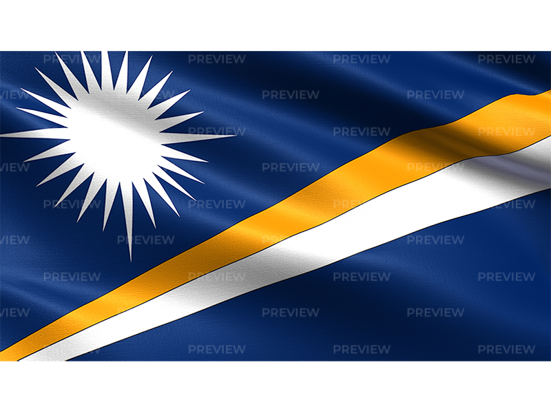 Marshall Islands Flag PNG Pic Background