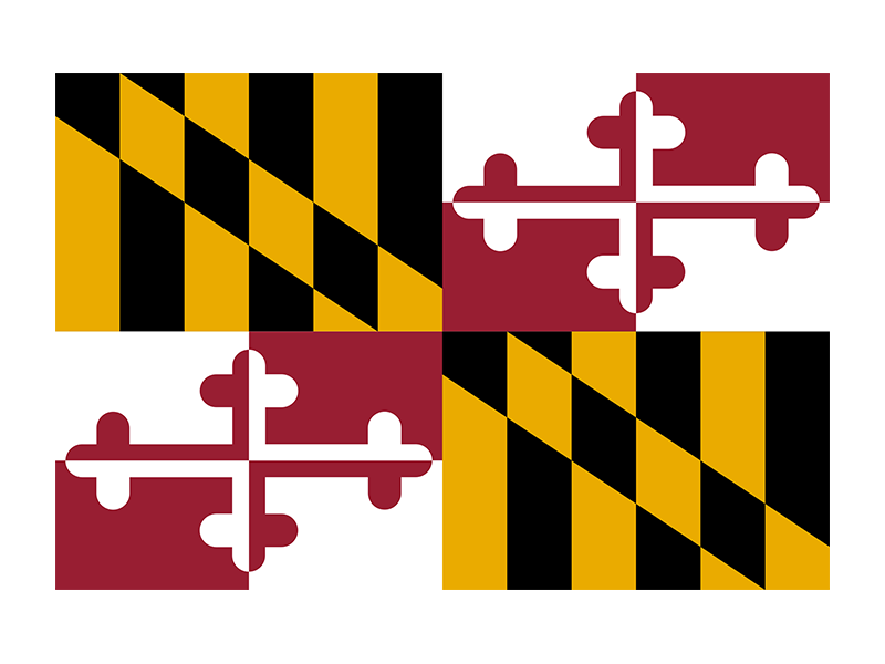 Maryland State Flag PNG Pic Background