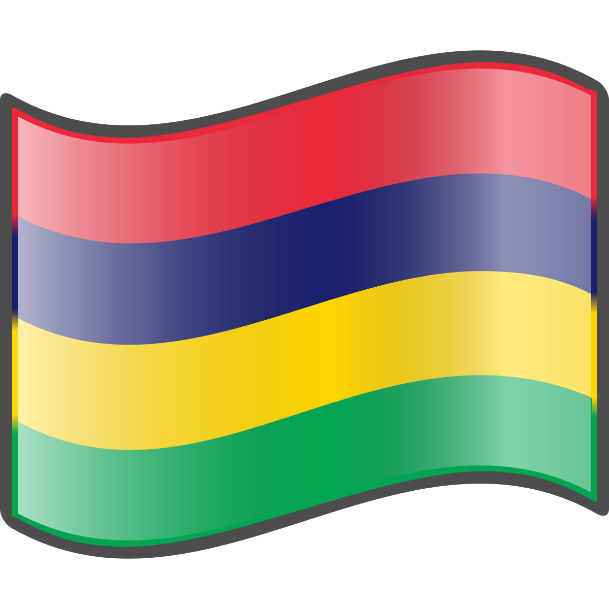 Mauritius Flag PNG Clipart Background