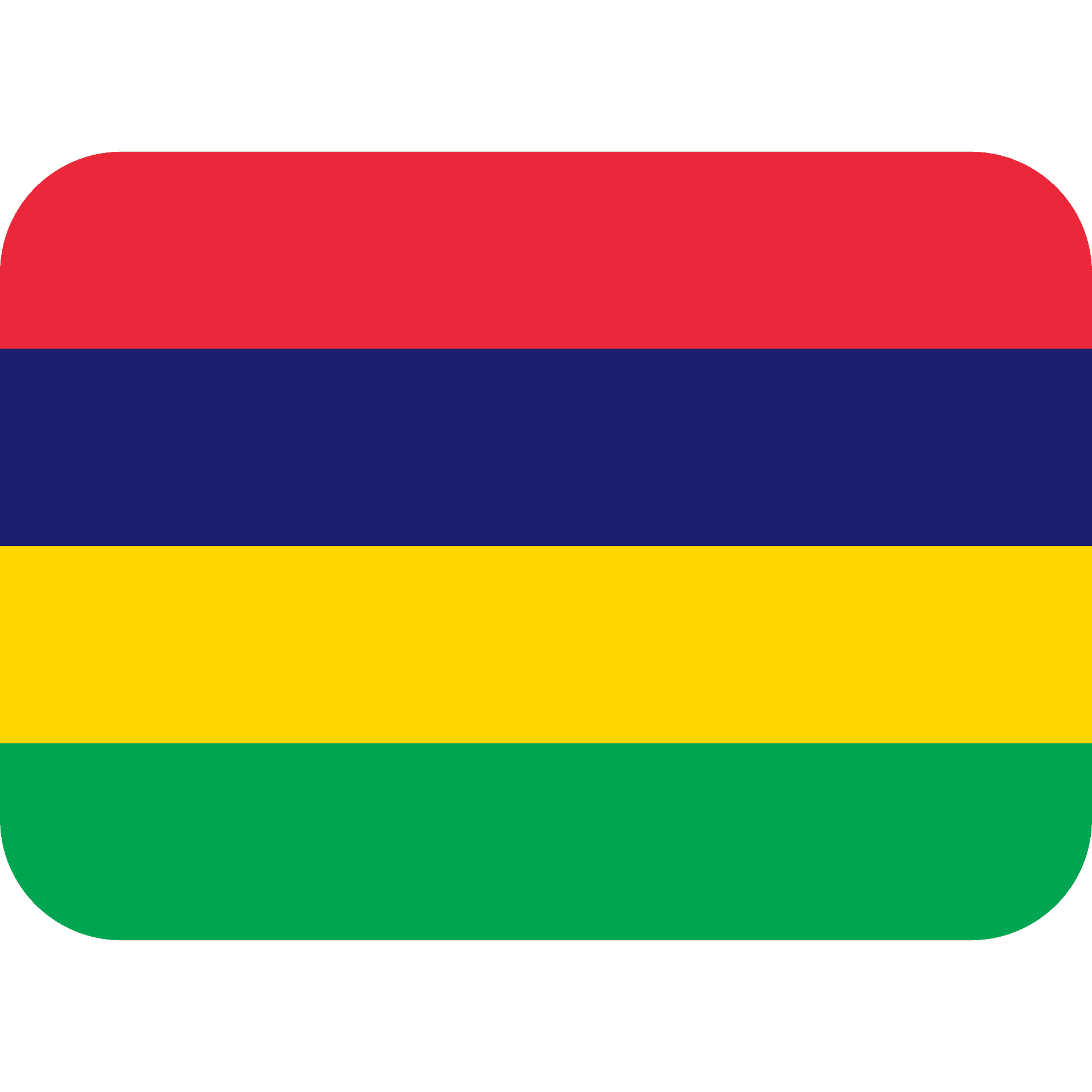 Mauritius Flag Transparent Free PNG