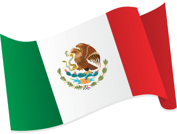 Mexico Flag No Background