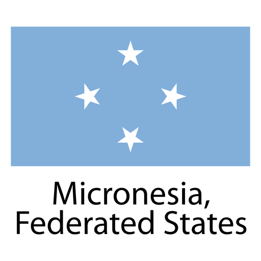 Micronesia Flag PNG HD Quality