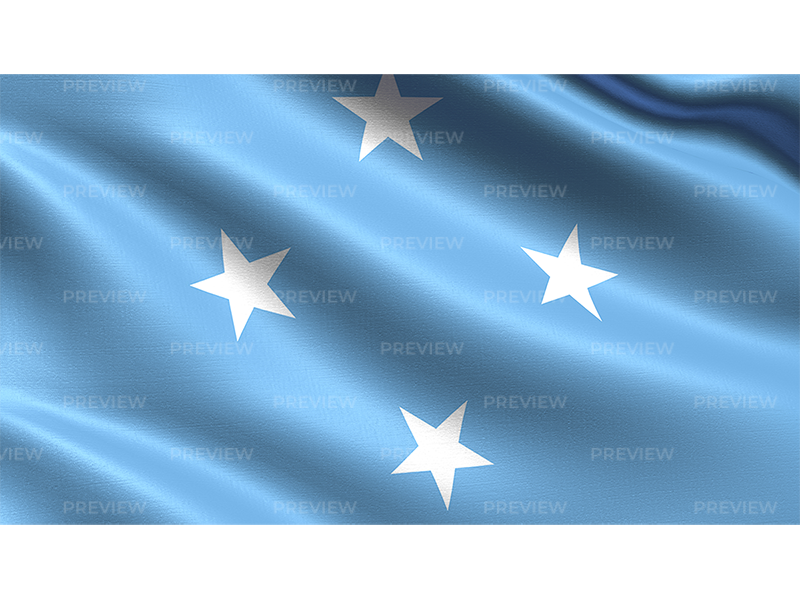 Micronesia Flag Transparent Image