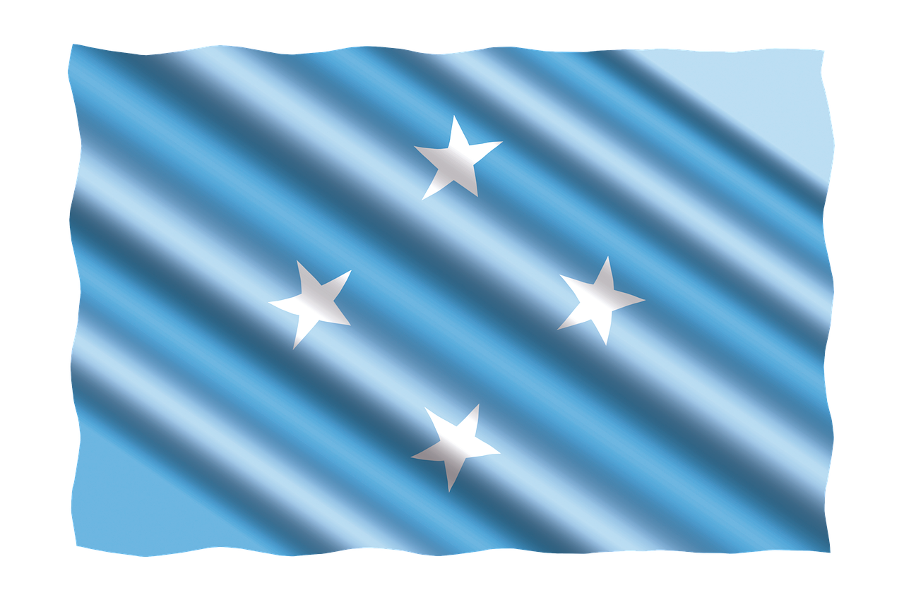Флаг микронезии. Micronesia флаг. Федеральные штаты Микронезии флаг. Флаг Микронезии фото. Макронезия флаг.