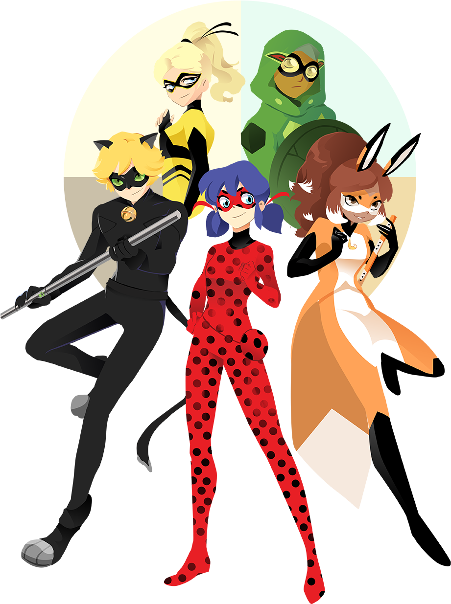 Miraculous Tales of Ladybug And Cat Noir PNG Background