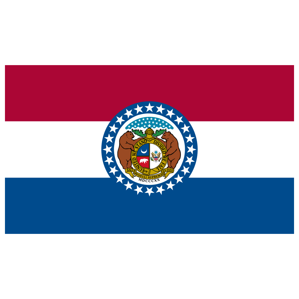 Missouri Flag Background PNG Image