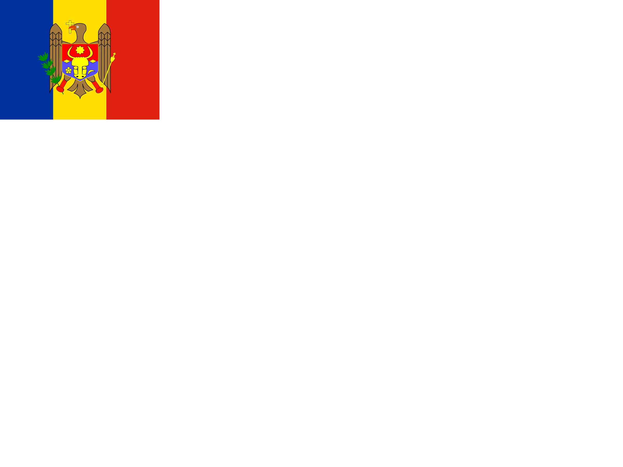 Moldova Flag No Background