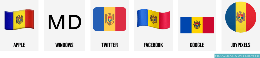 Moldova Flag PNG Images HD
