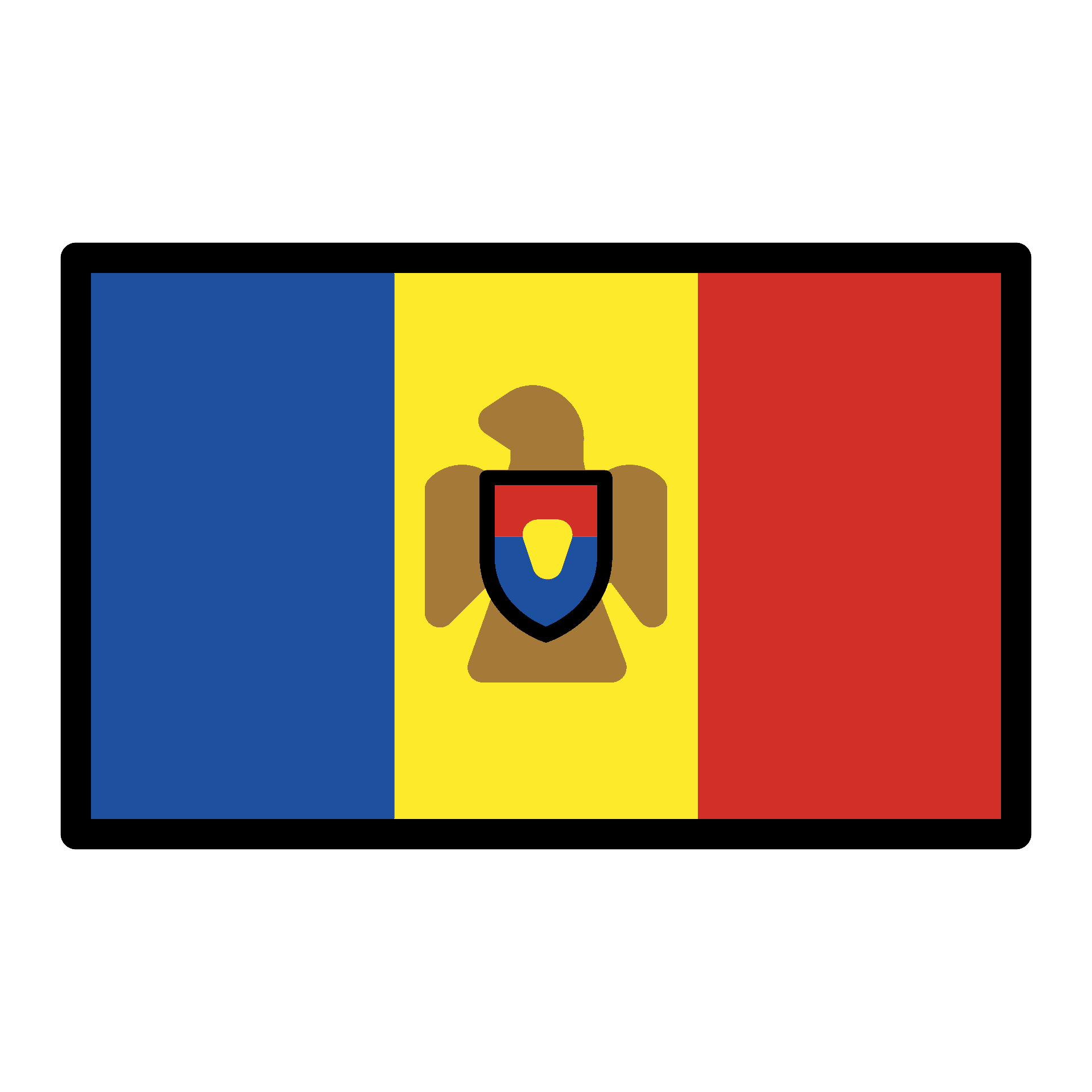 Moldova Flag PNG Pic Background