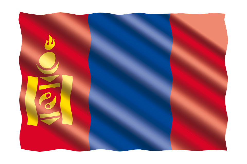 Mongolia Flag PNG Photo Image