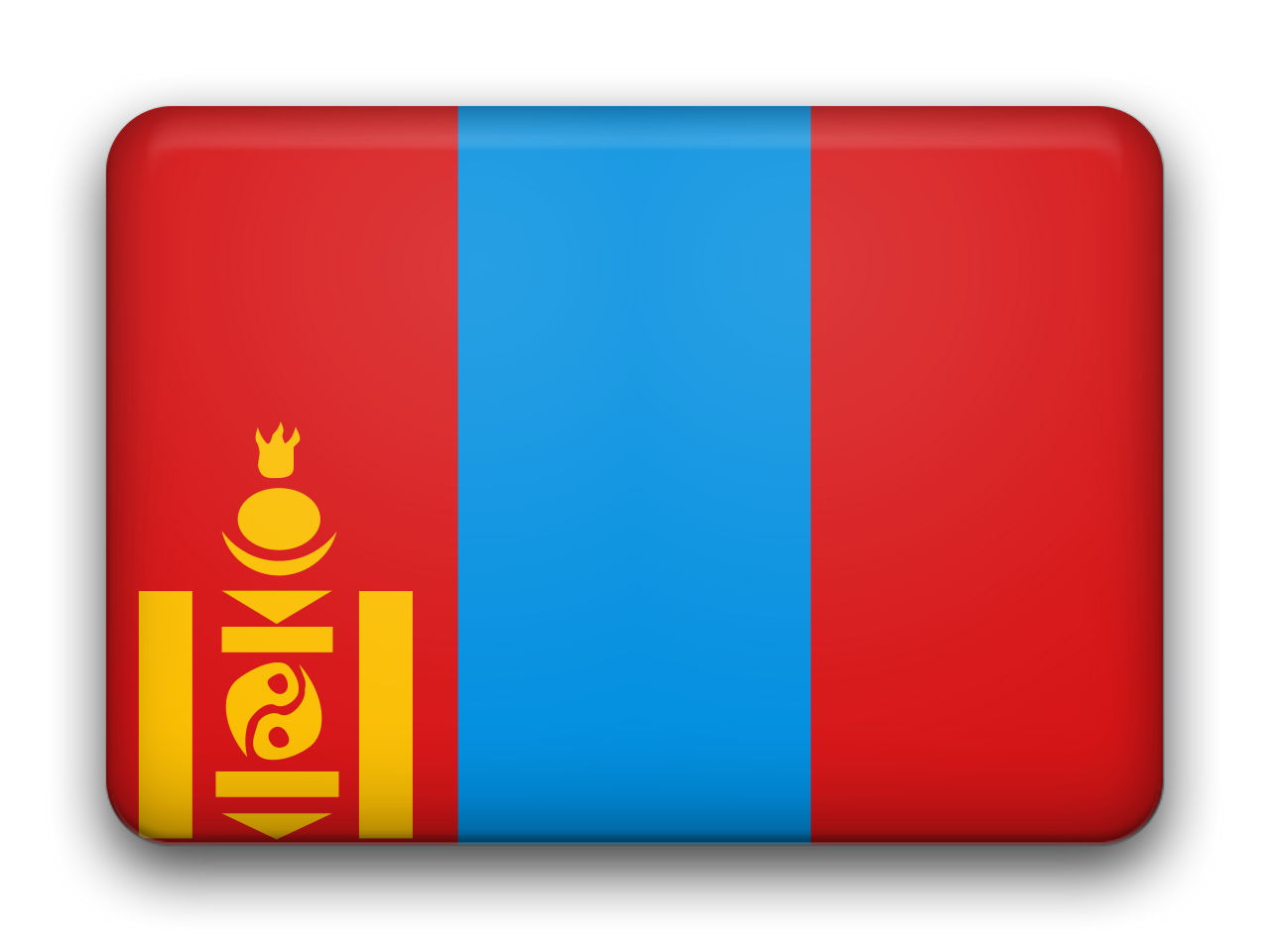 Mongolia Flag PNG Pic Background