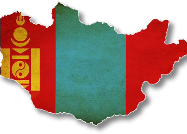 Mongolia Flag Transparent Background