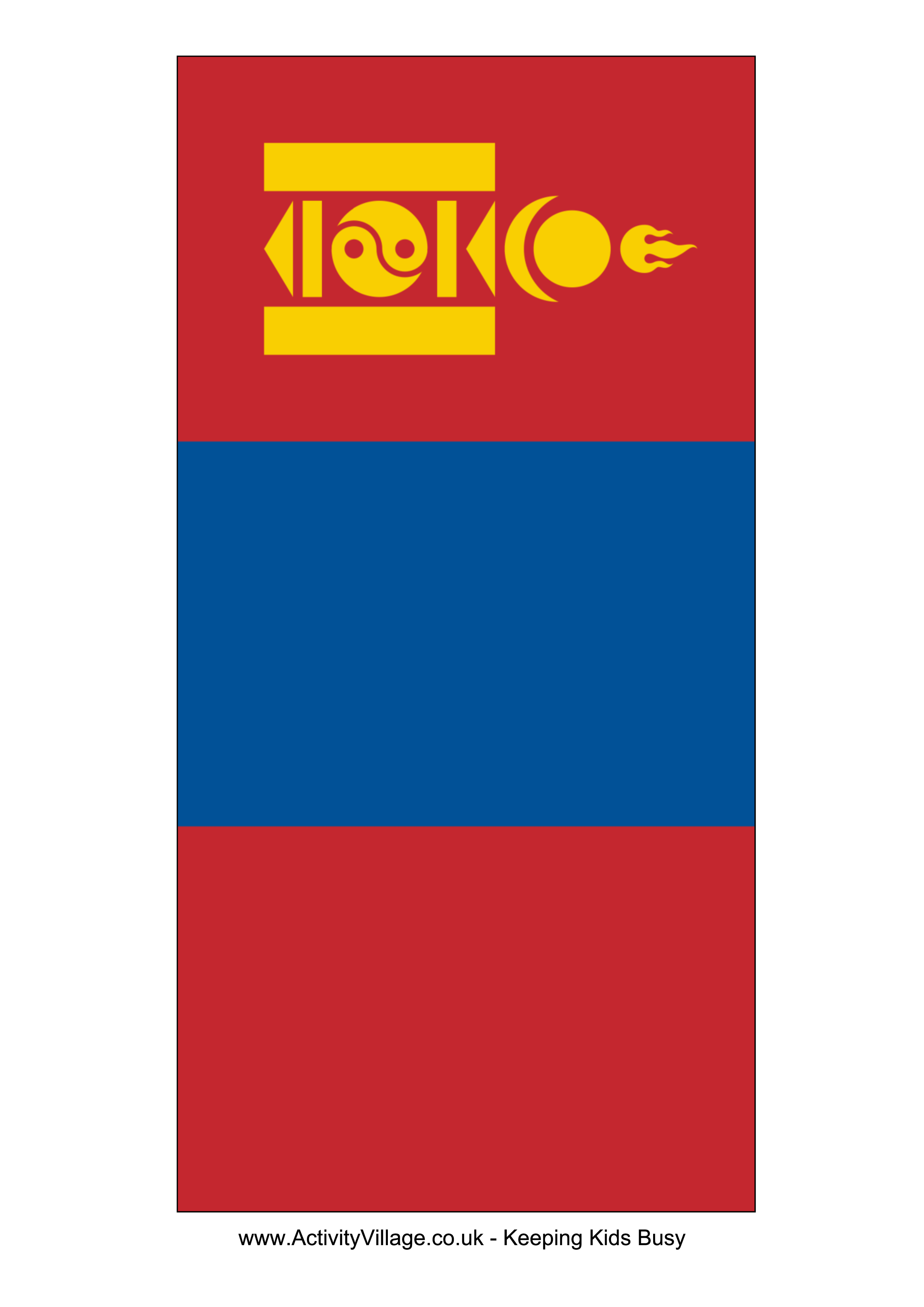 Mongolia Flag Transparent File