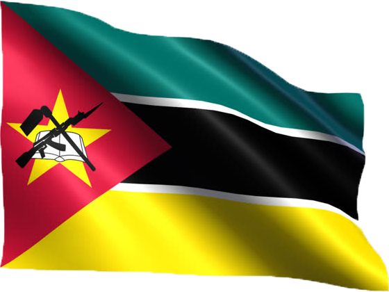 Mozambique Flag Transparent Background