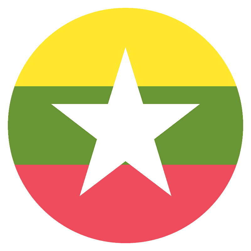 Myanmar Flag Background PNG