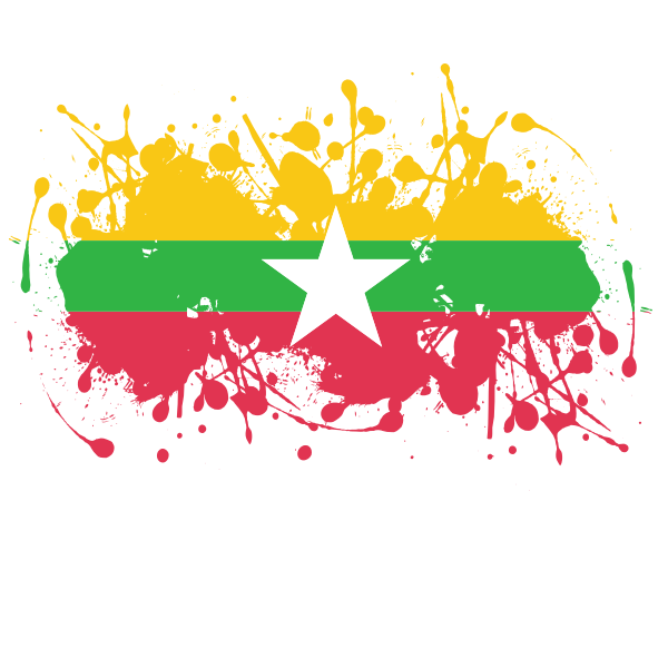 Myanmar Flag PNG HD Quality