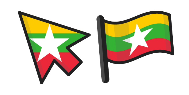 Myanmar Flag PNG Photo Image