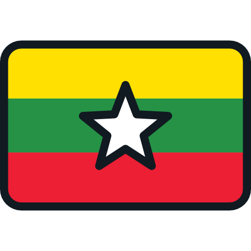 Myanmar Flag Transparent File