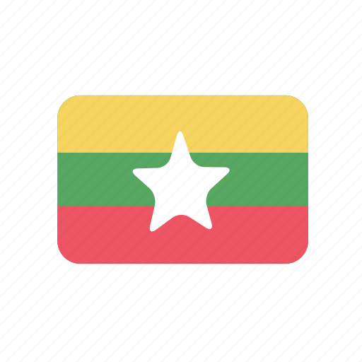 Myanmar Flag Transparent Image