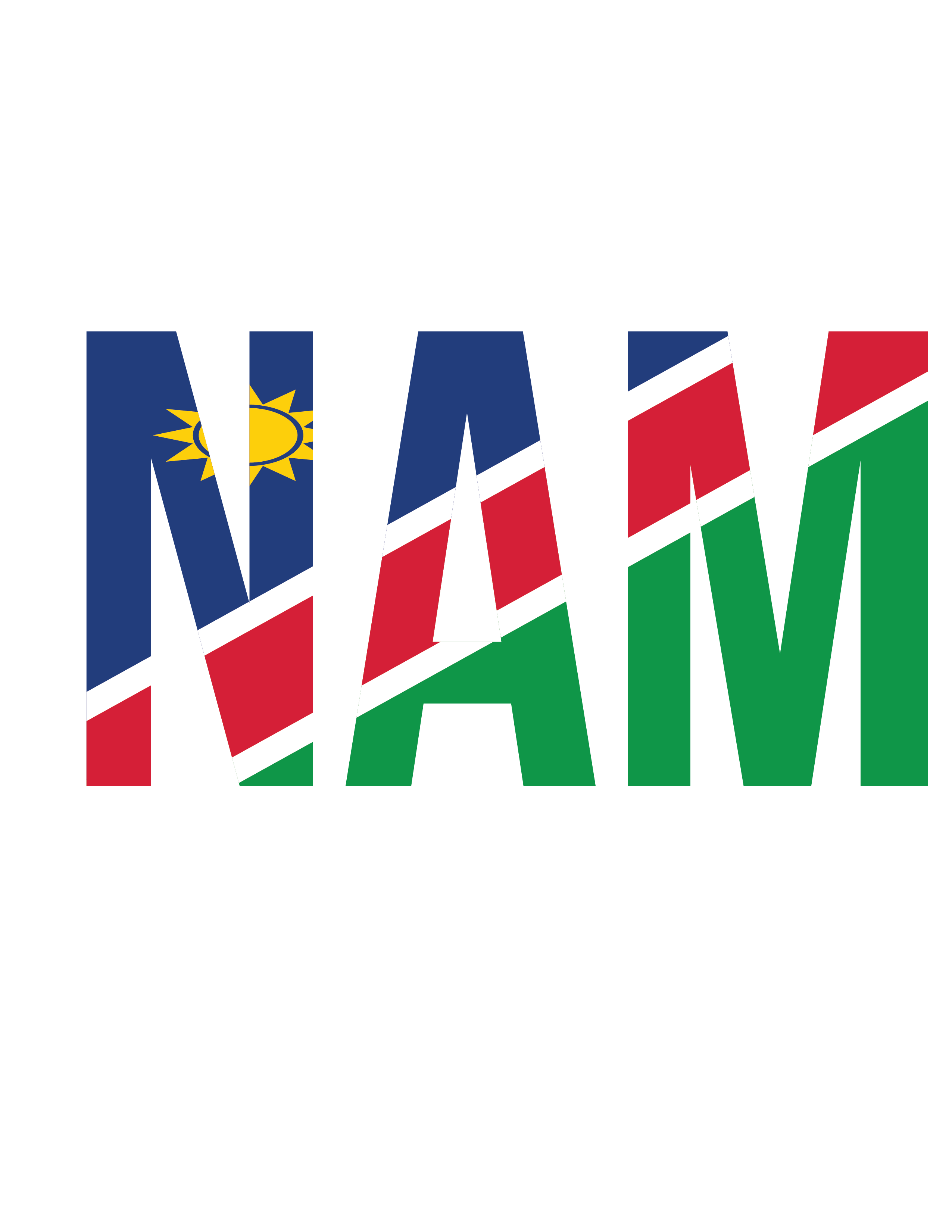 Namibia Flag PNG Pic Background
