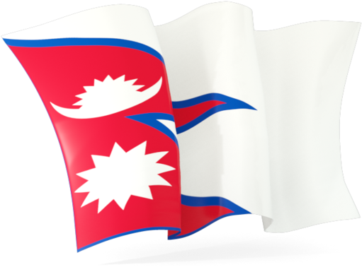 Nepal Flag Background PNG Image