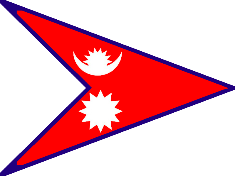 Nepal Flag PNG Pic Background