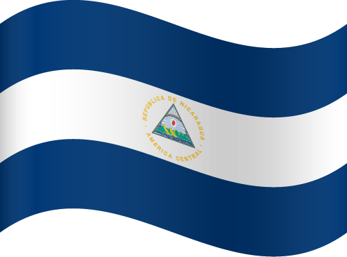Nicaragua Flag PNG Pic Background