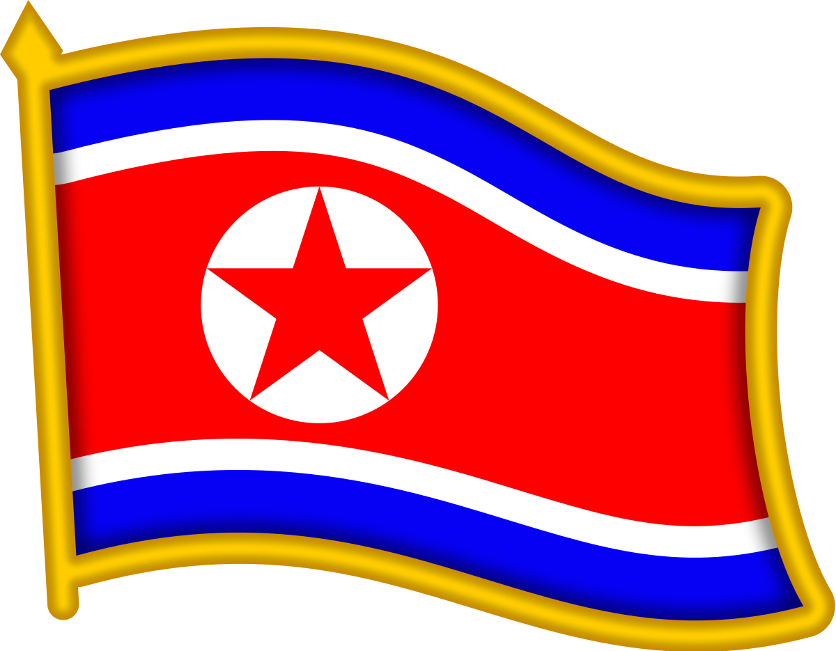 North Korea Flag PNG HD Quality
