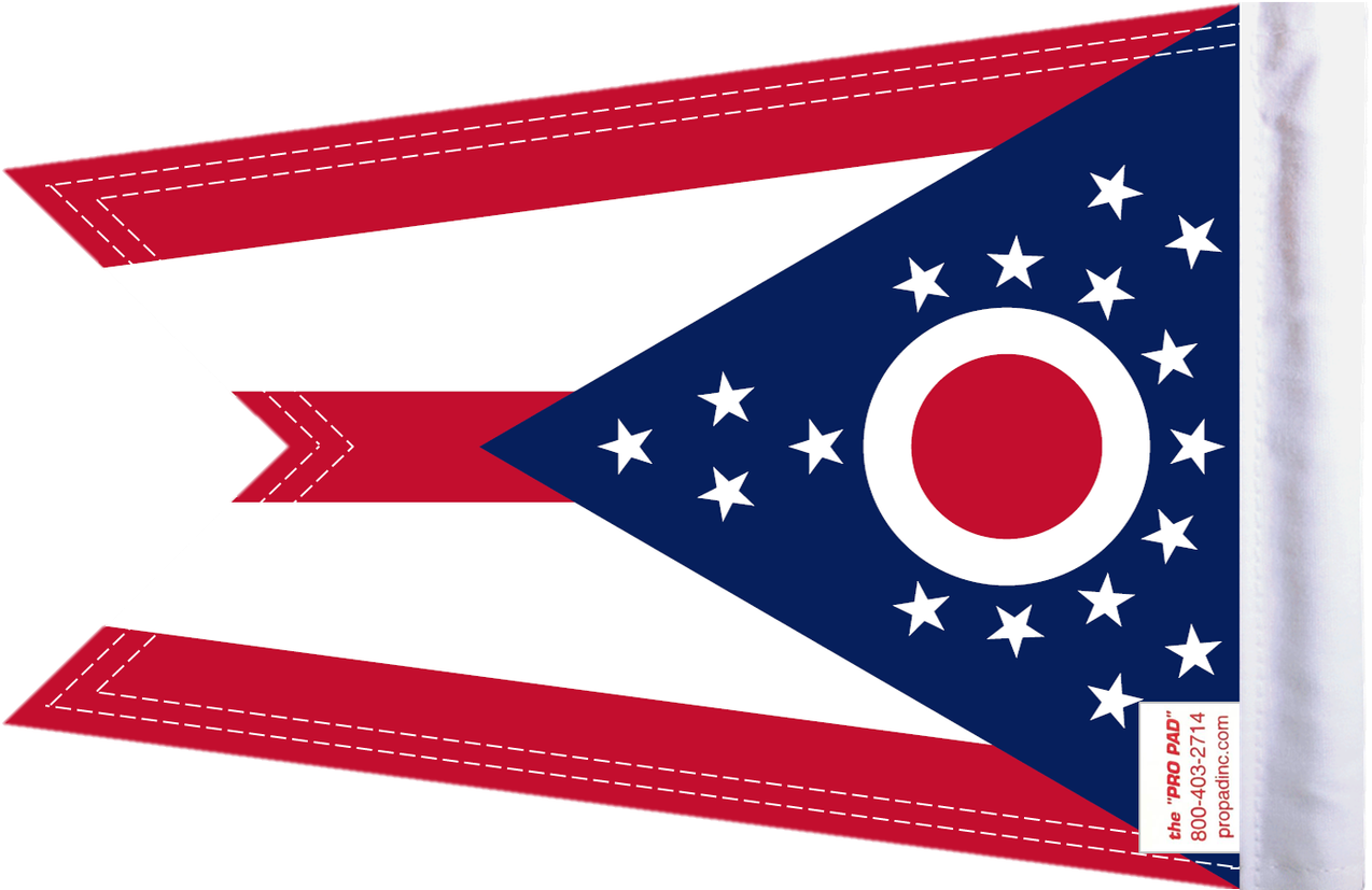 Ohio Flag Background PNG Image