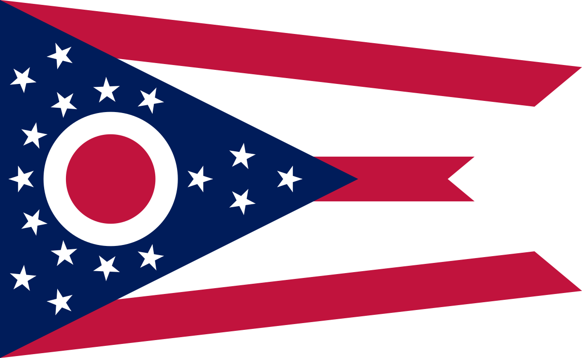 Ohio Flag PNG Clipart Background