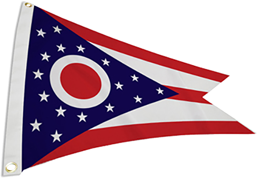 Ohio Flag Transparent Free PNG
