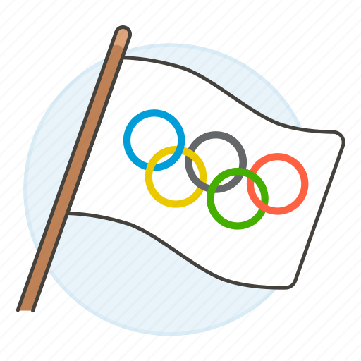 Olympic Flag Transparent Free PNG