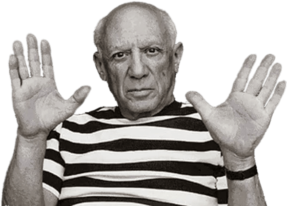 Pablo Picasso Background PNG Image