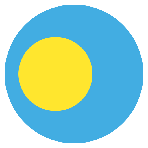 Palau Flag Background PNG Image