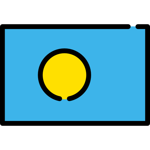Palau Flag PNG HD Quality
