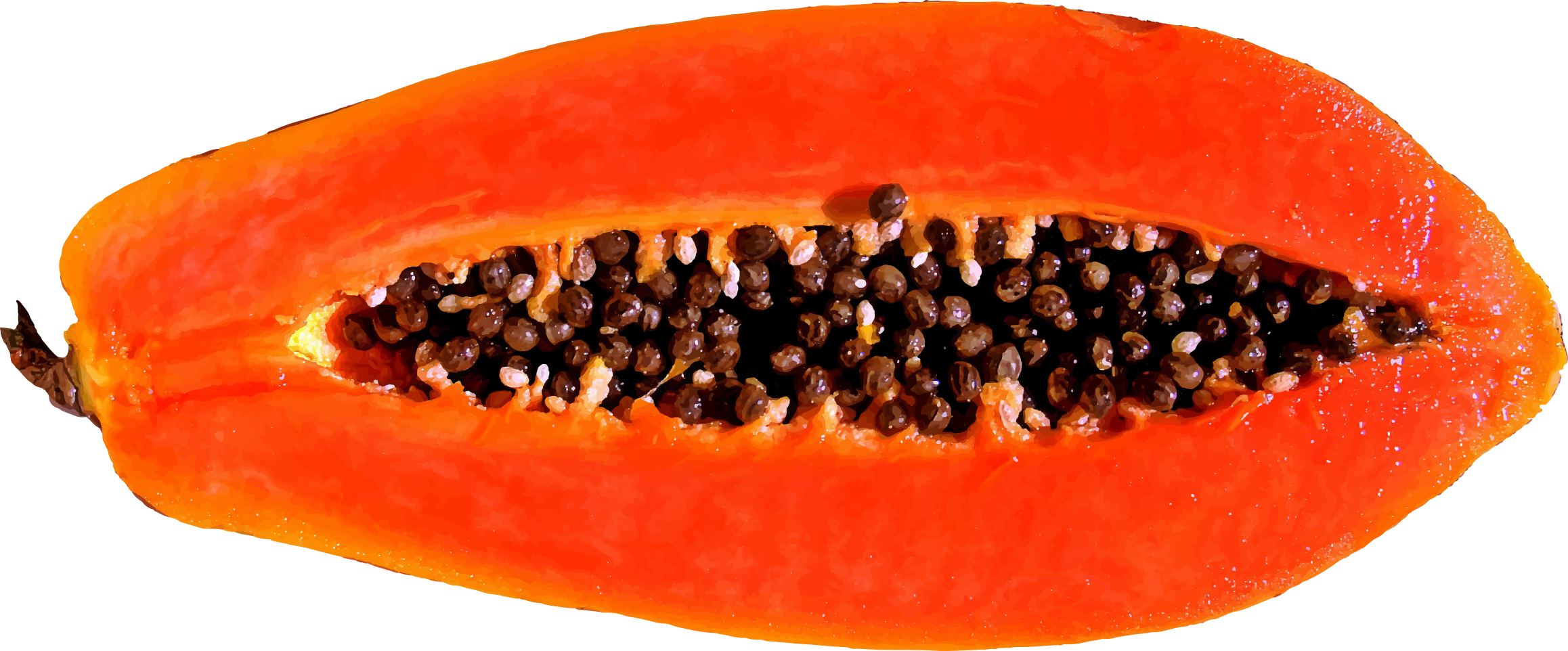 Papaya Background PNG Image