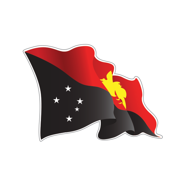 Papua New Guinea Flag Background PNG Image