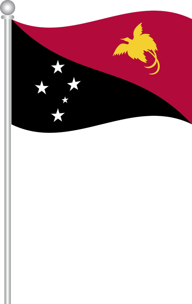 Флаг Папуа Новая Гвинея Фото