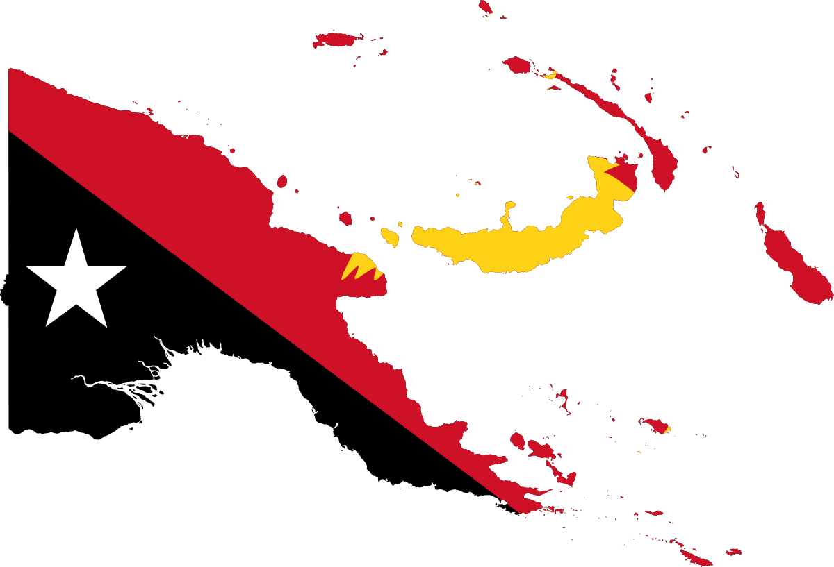 Papua New Guinea Flag PNG Clipart Background