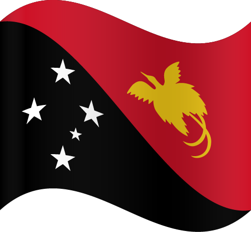 Papua New Guinea Flag PNG Free File Download