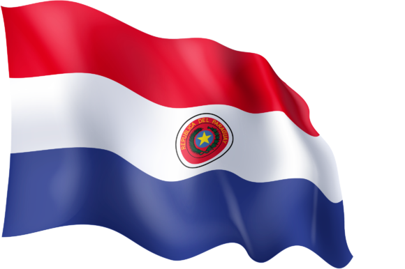 Paraguay Flag Transparent Image