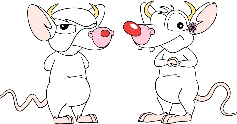 Pinky And The Brain PNG Photo Image