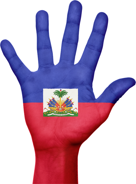 Port-Au-Prince Flag Background PNG Image