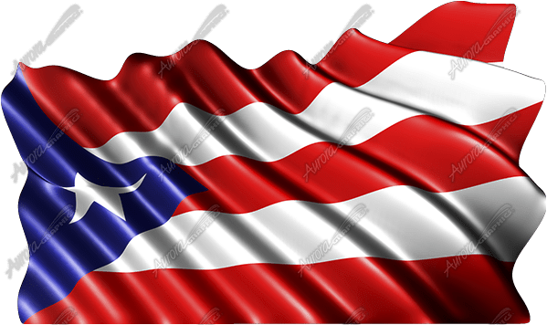 Puerto Rico Flag Background PNG Image