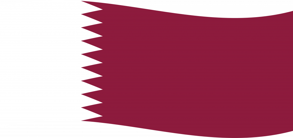 Qatar Flag PNG Pic Background