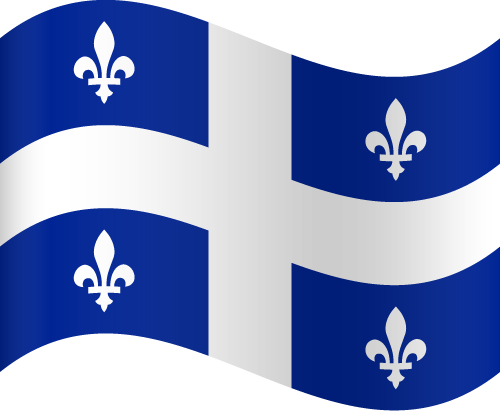 Quebec Flag Transparent Free PNG