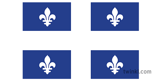 Quebec Flag Transparent Image
